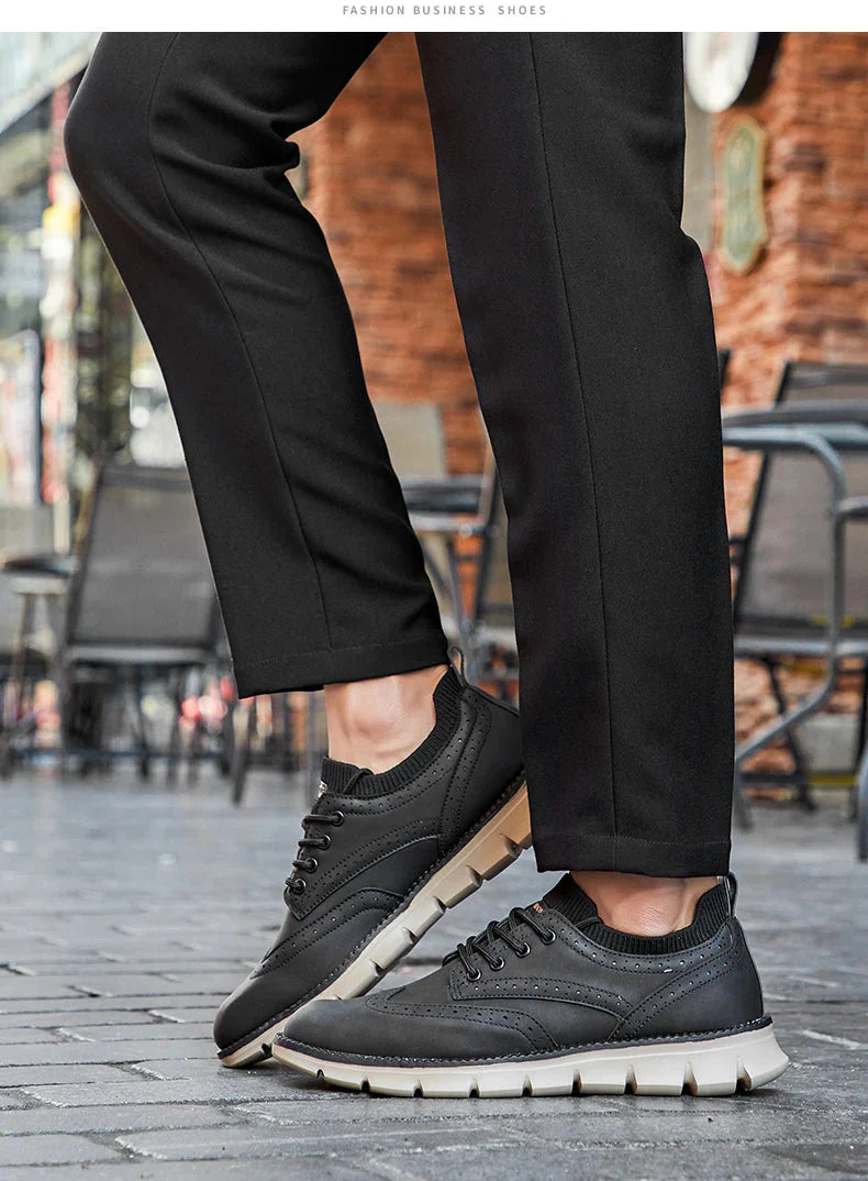 Everett Men's Sneakers: Ultra Comfortable Leather Design