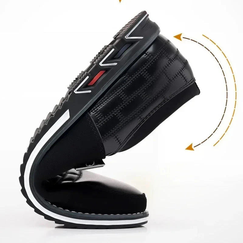 UrbanElegance Men's Casual Leather Sneakers and Loafers Collection