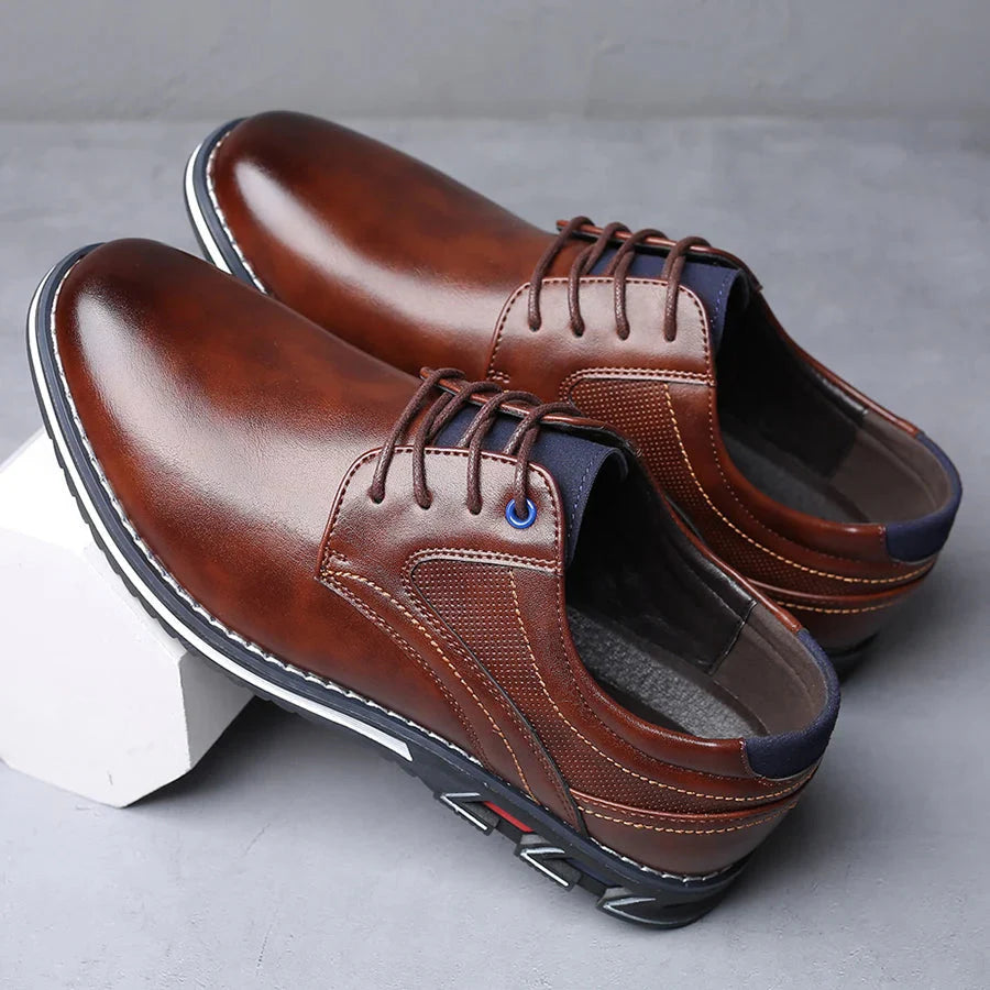 Vitorini Genuine Leather Oxford Dress Shoes
