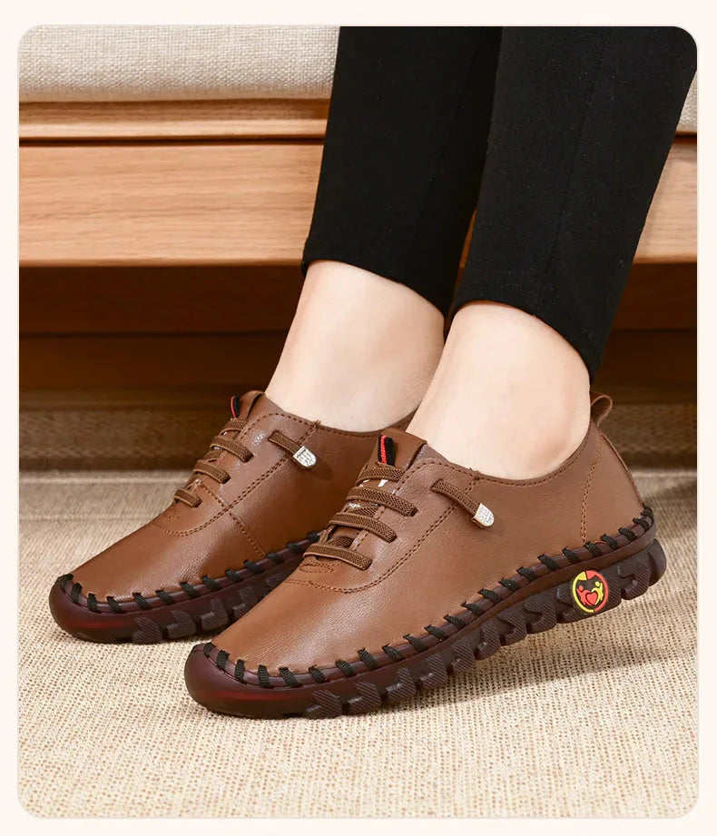 Women's Comfortable Leather Sneakers