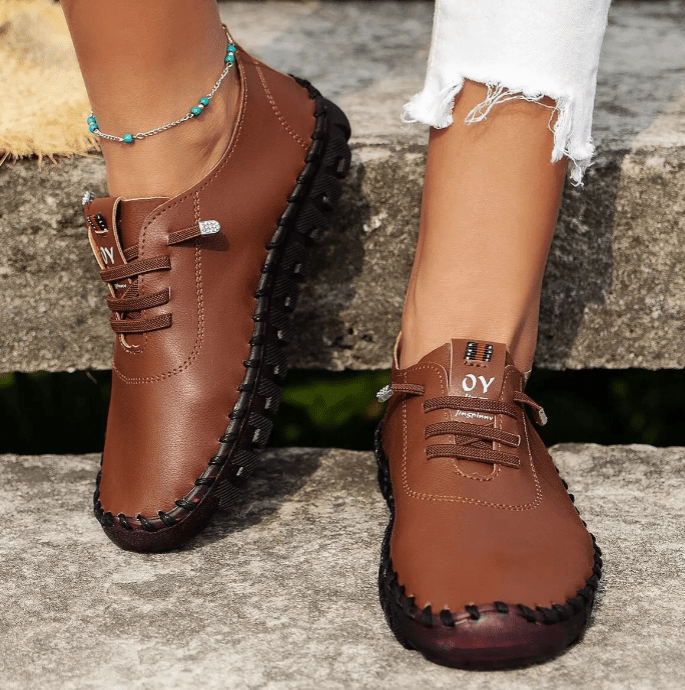 Women's Comfortable Leather Sneakers