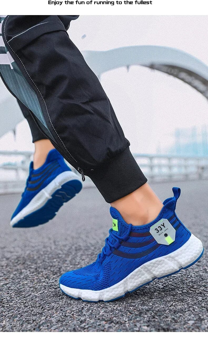 Blue Wolf Unisex Sneakers for Running and Walking