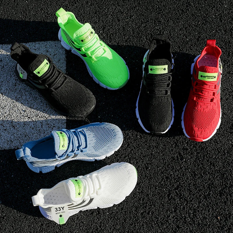 Blue Wolf Unisex Sneakers for Running and Walking