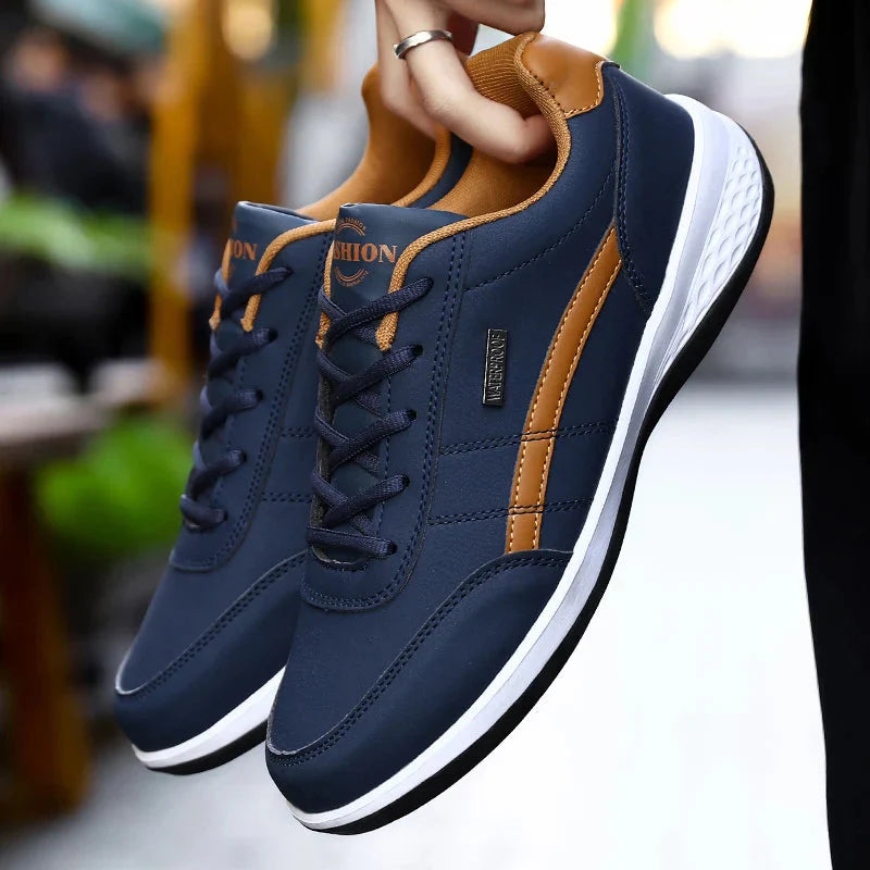CasualFlex Leather Sneakers for Everyday Comfort