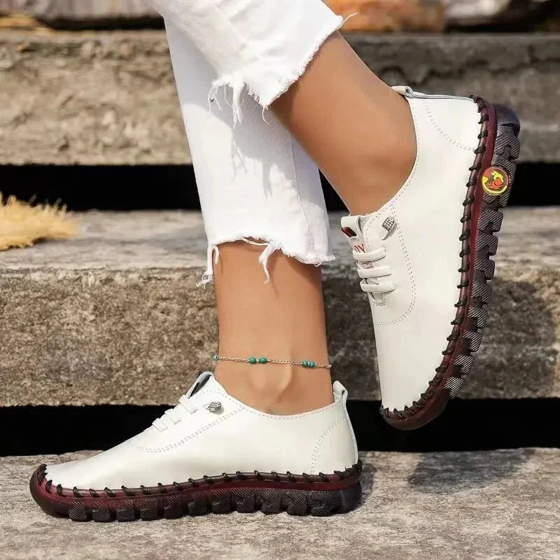 Women's Comfortable Leather Sneakers