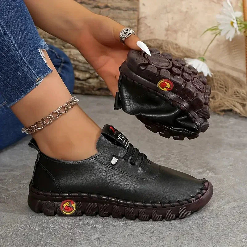 Women's Comfortable Leather Sneakers