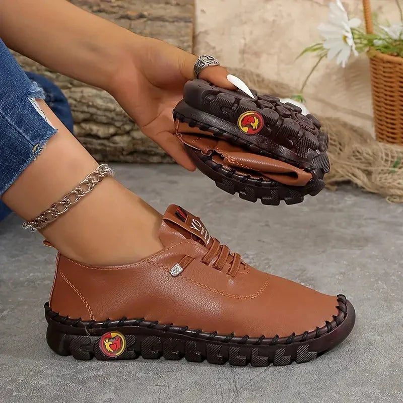 Women's Comfortable Leather Sneakers