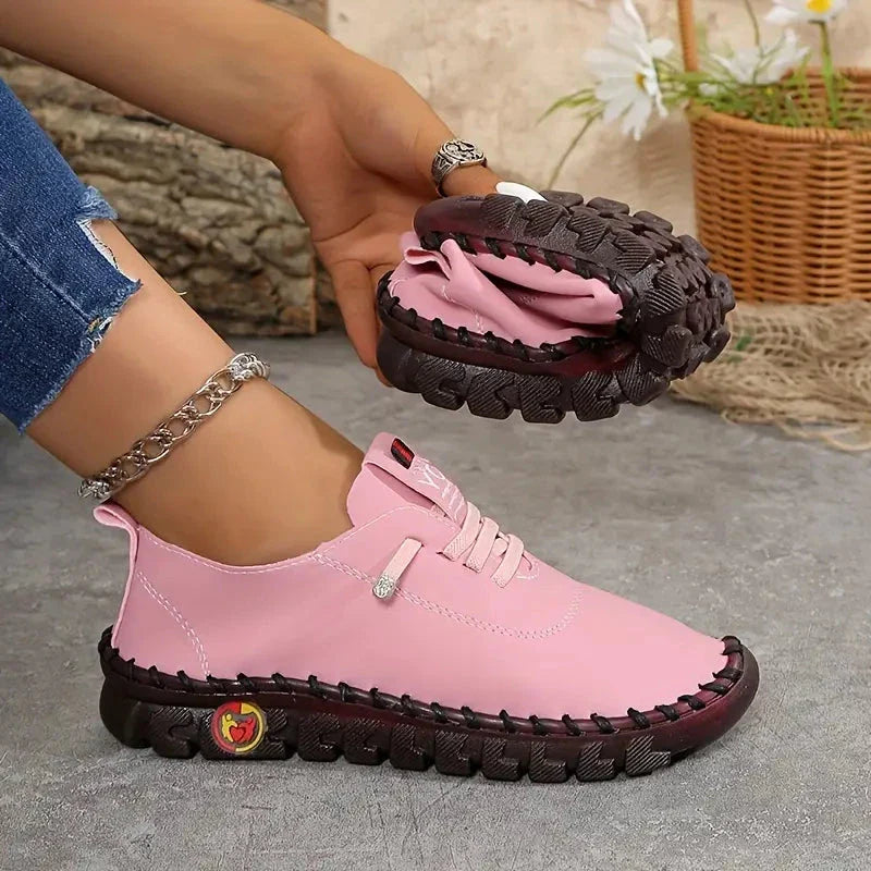 Women's Comfortable Leather Sneakers